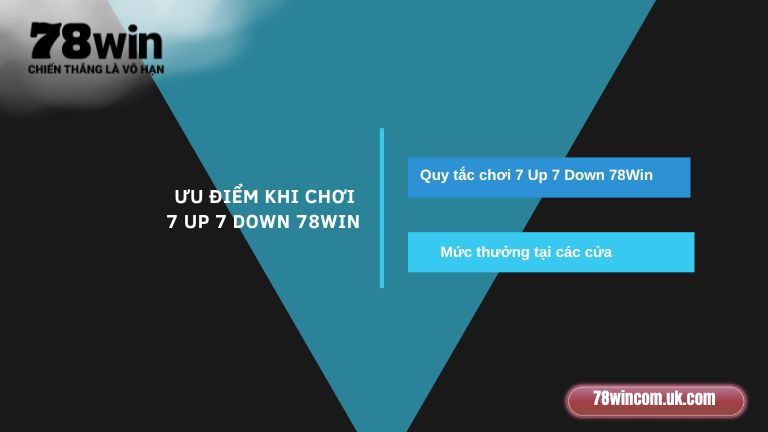 Cách chơi game 7 Up 7 Down 78Win chi tiết