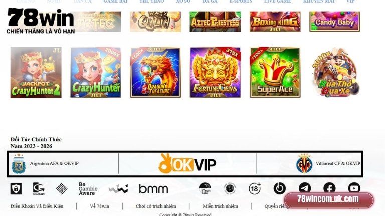 Đối tác chiến lược góp phần khẳng định vị thế của 78Win