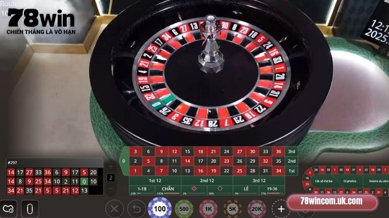 Hướng dẫn cách đặt cược Roulette theo cầu chuẩn tại 78Win