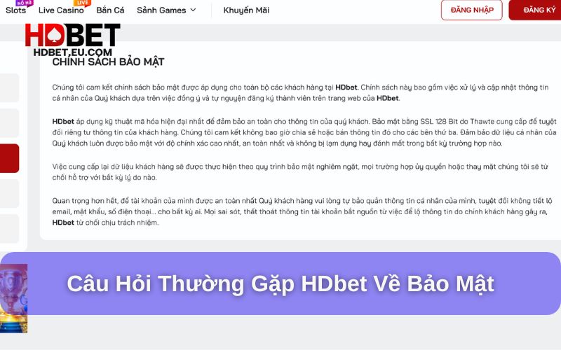 Bảo mật và tài khoản người dùng